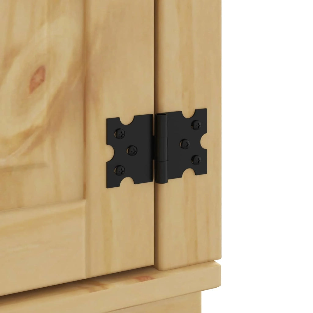 Armadietto con porta SKI 4 pcs Marrone Miele Pino massello 3392645