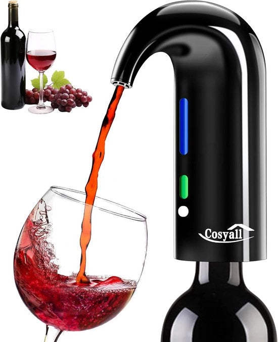 Decantatore Elettrico Automatico per Vino e Dispensatore per Velocizzare l'Ossigenazione