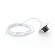 Portalampada con cavo trasparente Alice bianco per lampade a sospensione 1XE27 max 1X60W IP20 - Lunghezza max 3 metri
