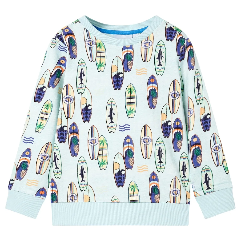 Felpa da Bambino Blu Tenue MÃ©lange 128cod mxl 110735