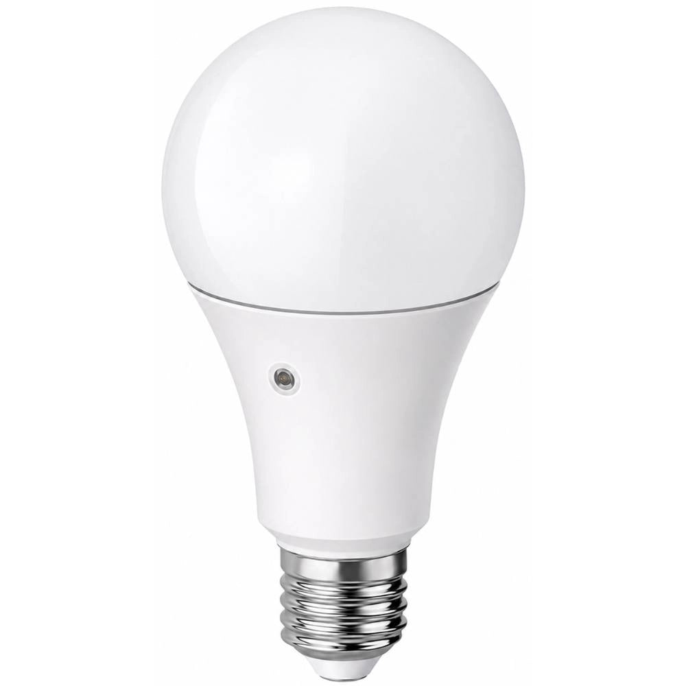 Lampadina led goccia a60 e27 9w 4000k 810lm con sensore crepuscolare *** numero pezzi 3, confezione 1