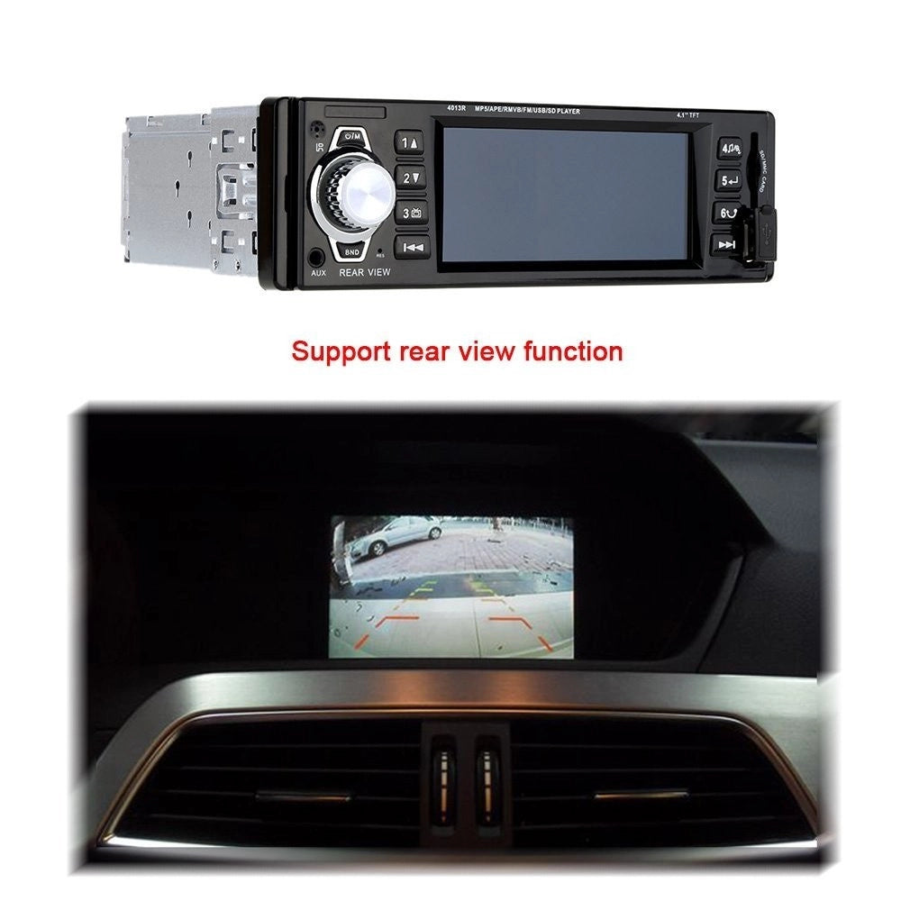 Trade Shop - Autoradio Display Lcd 3.6" Hd Usb Sd Audio Mp5-3310r Per Telecamera Retromarcia -
