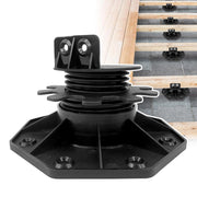 Cuscinetto regolabile in altezza in WPC per terrazze, 30 – 60 mm, autolivellante, per giardino, balcone, piastrelle, 20 pezzi