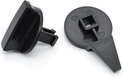 Sistema di protezione per la trapezoidale - supporto per pulsante di chiusura - clip per orecchie di chiusura - contenitore - serratura di fissaggio per pulsante.