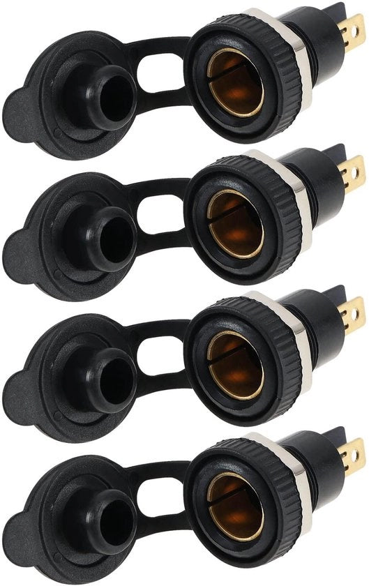 Versetto 4-pole per connessione DIN per Motocicletta Auto di Stile Europeo, 12-24V. Installazione Facile.