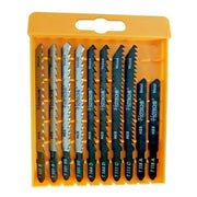 Trade Shop - Set 10 Lame Per Seghetto Alternativo Legno Metallo Hcs Pvc 75 100mm Art.621001 -