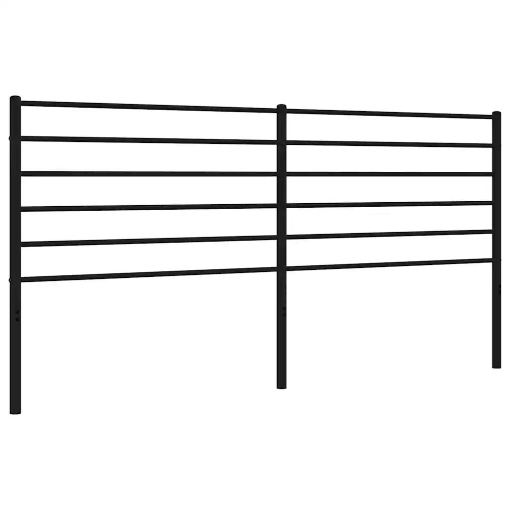 Testiera | Testata di Ricambio in Metallo Nero 180 cm