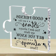 Regali d'amicizia pannello acrilico a forma di puzzle - Doni di compleanno per amici - Uomini e donne - Migliori amici - Regali per amici stretti