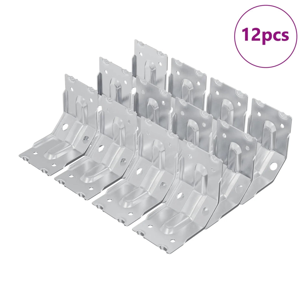 Supporto 12 pz Zincato 106 x 55 x 1,5mm Acciaio CFW3050490