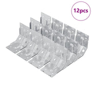 Supporto 12 pz Zincato 106 x 55 x 1,5mm Acciaio CFW3050490