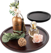Piatto di servizio in legno decorativo - Rond - 1 pezzo - Miele - Noce - 30 cm