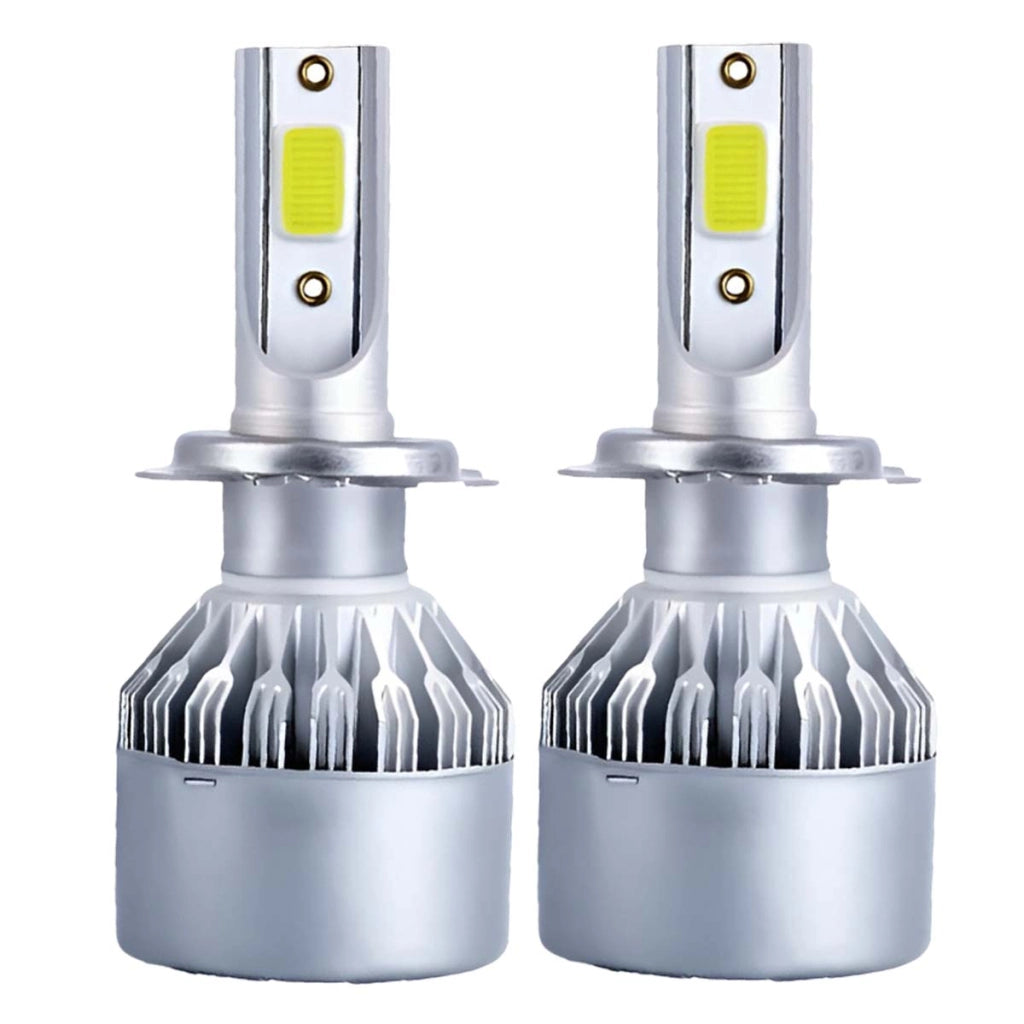 Lotto di 2 lampadine LED C6 H7 24W per faro automobilistico, illuminazione ad alta intensità Argento Avizar