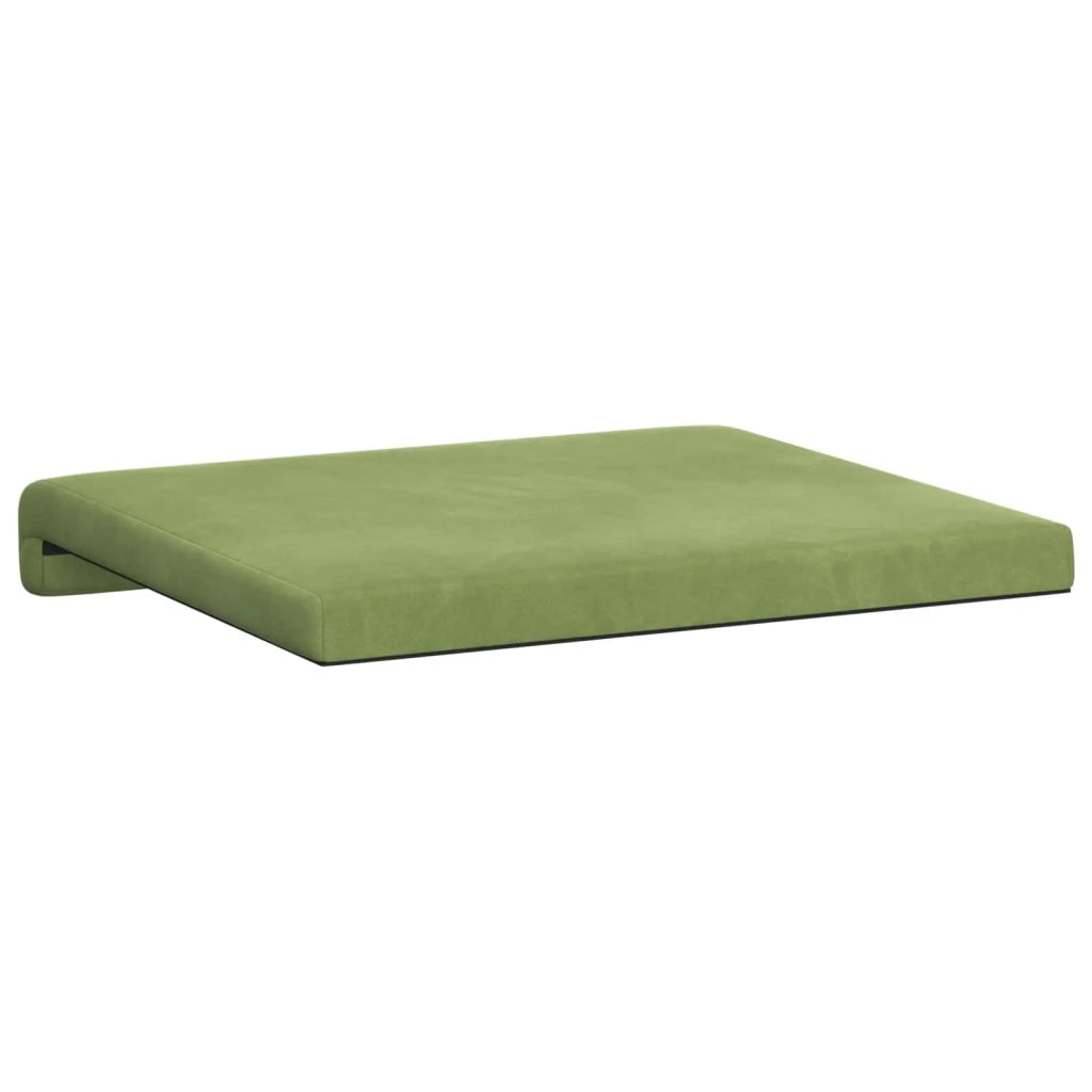 Cuscino per panchina 4 pcs Velluto Verde chiaro 42043101