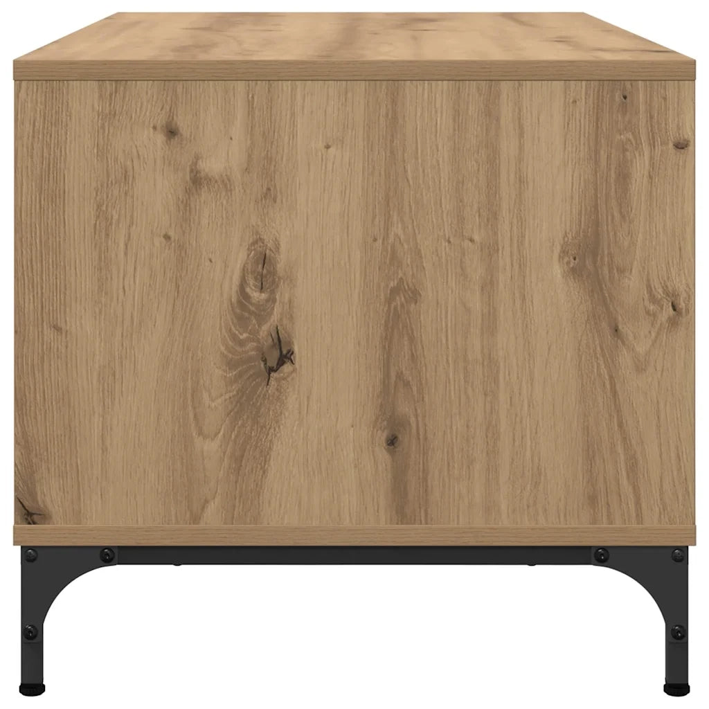 Tavolino da salotto Rovere artigianale 90 x 49 x 46 cm