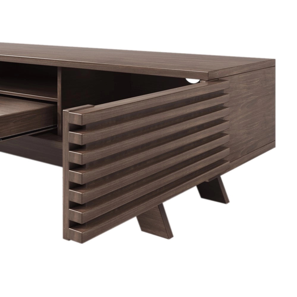 Mobile TV con Cassetto e 2 Ante ¨C Xylo ¨C Legno Vintage 150x35x44 cm