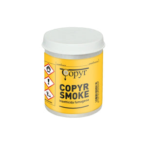 Smoke Insetticida Fumogeno contro Mosche Zanzare Blatte, Barattolo 30 g | Copyr
