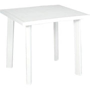 TAVOLO FIOCCO PROGARDEN  PP BIANCO CM 80X75 H.CM 72