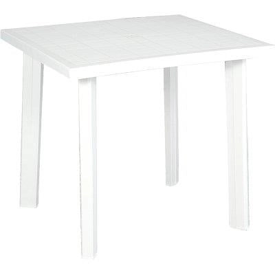 TAVOLO FIOCCO PROGARDEN  PP BIANCO CM 80X75 H.CM 72