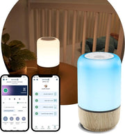 Lampada notturna per bambini con rumore bianco - Adatta per Casa Connessa - Compatibile con Alexa e Google Assistant
