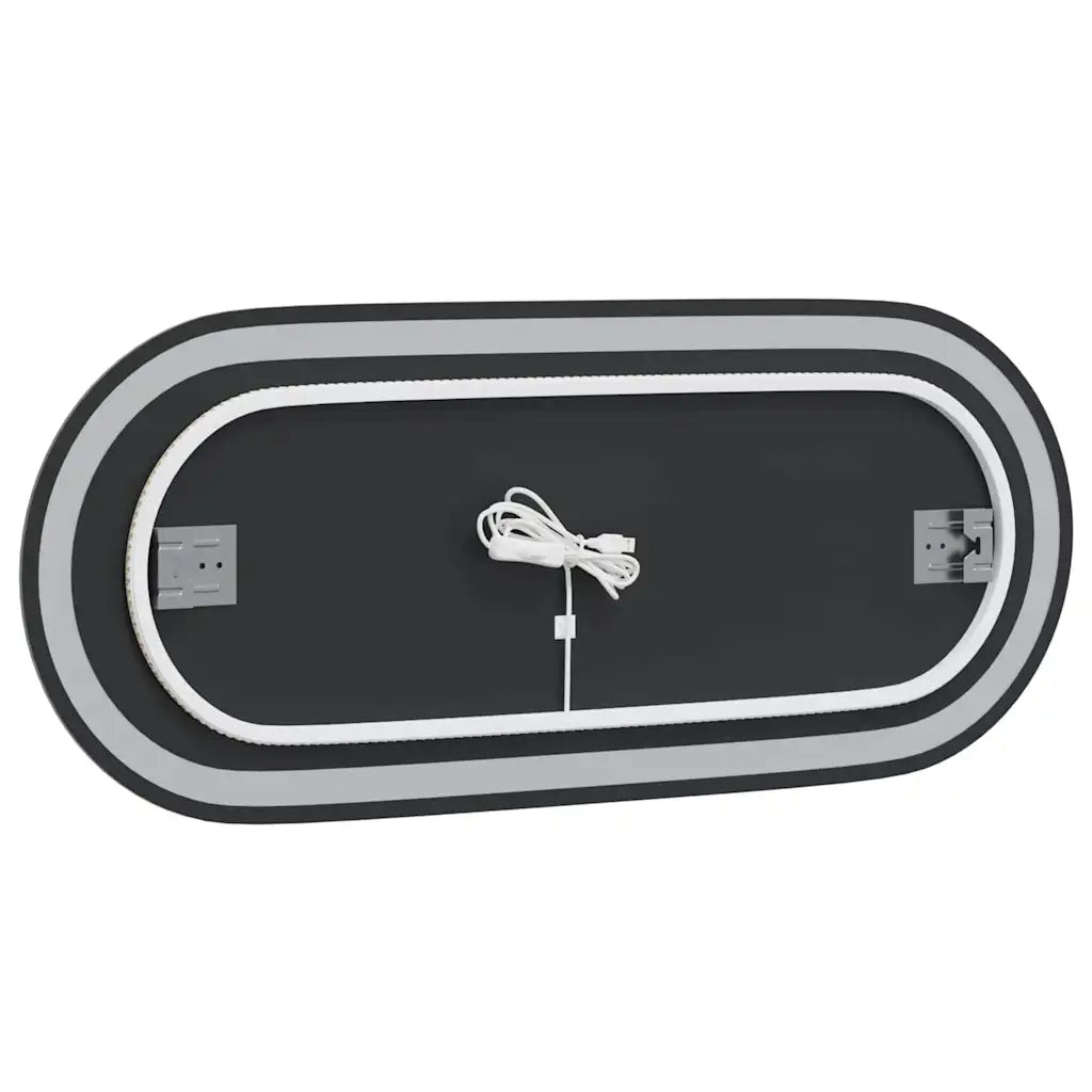 Specchio da Bagno LED-Specchio decorativo con LED 90x40 cm Ovale