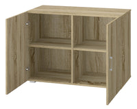 Mobiletto 2 Ante 90x45x66 cm in MDF Rovere