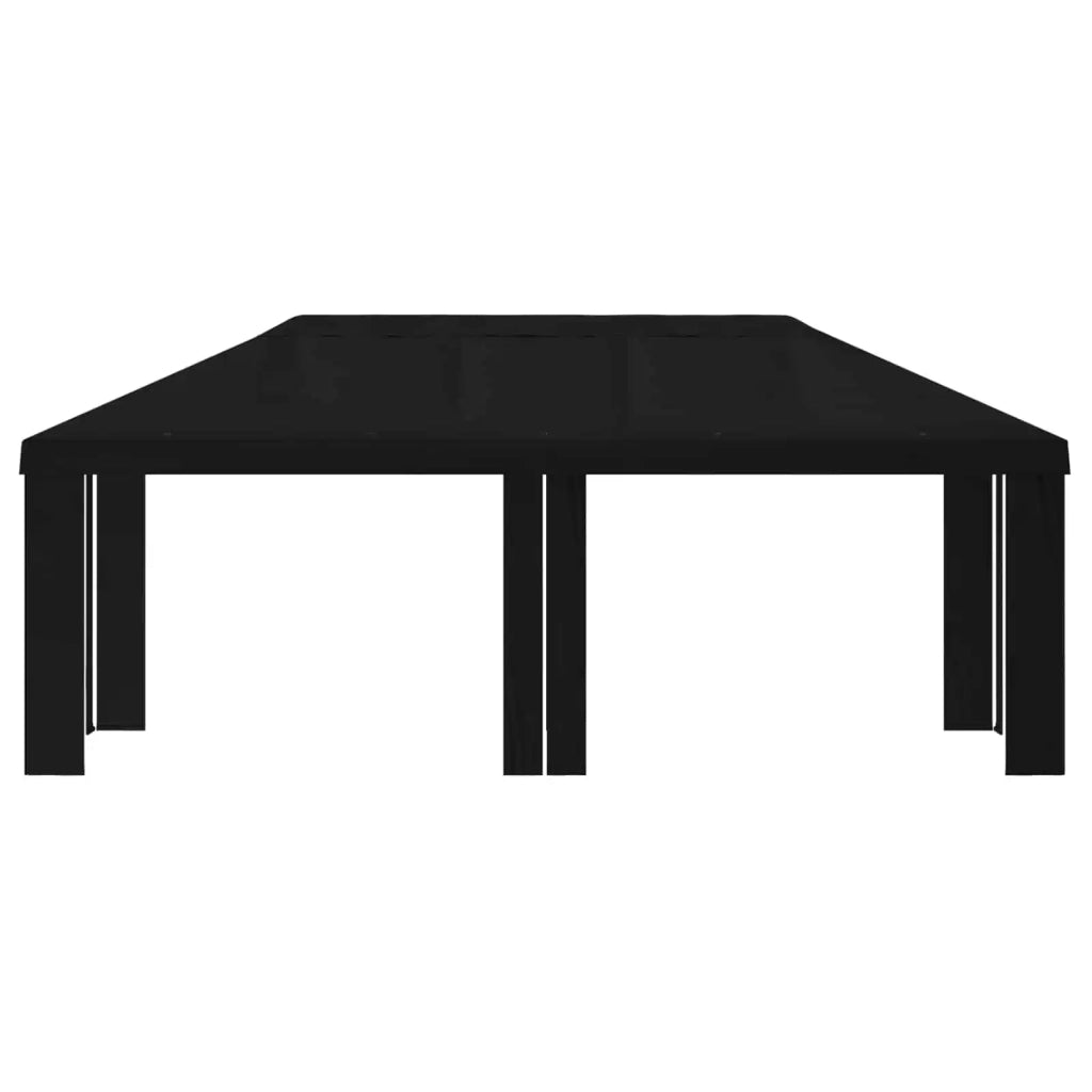 Copertura per Gazebo 6 x 3 m Nero Poliestere 190 900432