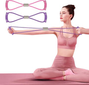 Banda di resistenza, banda di resistenza per yoga, corda per allenamento, banda per stretching spalle e braccia, apparecchio per esercizi di forza da utilizzare a casa, apparecchio per fisioterapia, apparecchio per allenamento di forza