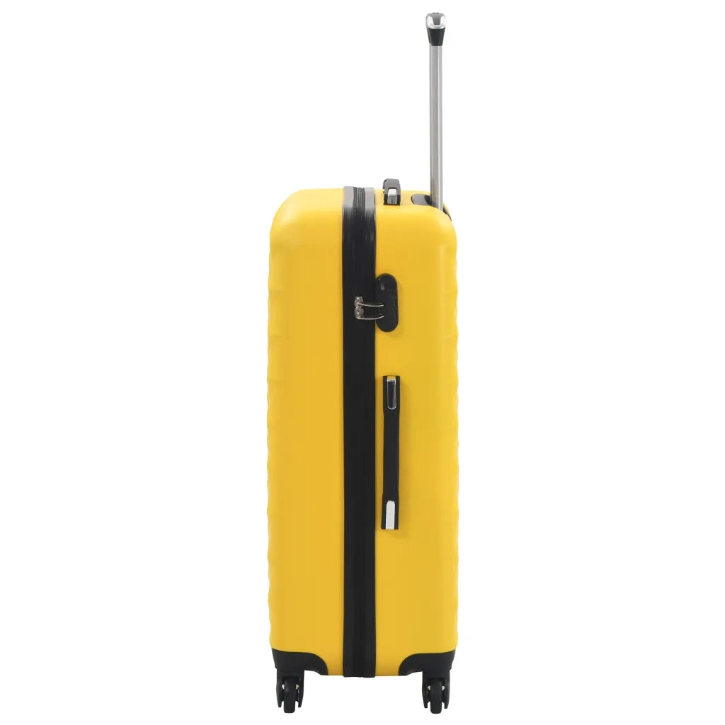 Set Trolley a Custodia Rigida 3 pz Giallo in ABS CFW7235485