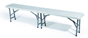 PANCA PIEGHEVOLE ''CATERING'' cm. 183x28x44 h col. Bianco