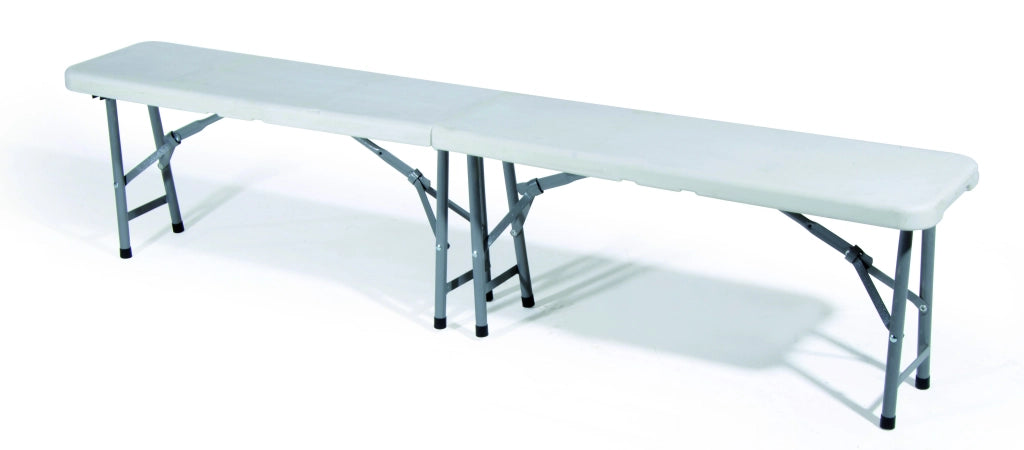 PANCA PIEGHEVOLE ''CATERING'' cm. 183x28x44 h col. Bianco