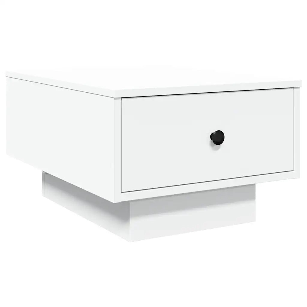 Tavolino da Salotto Bianco 60x45x31 cm in Legno Multistrato