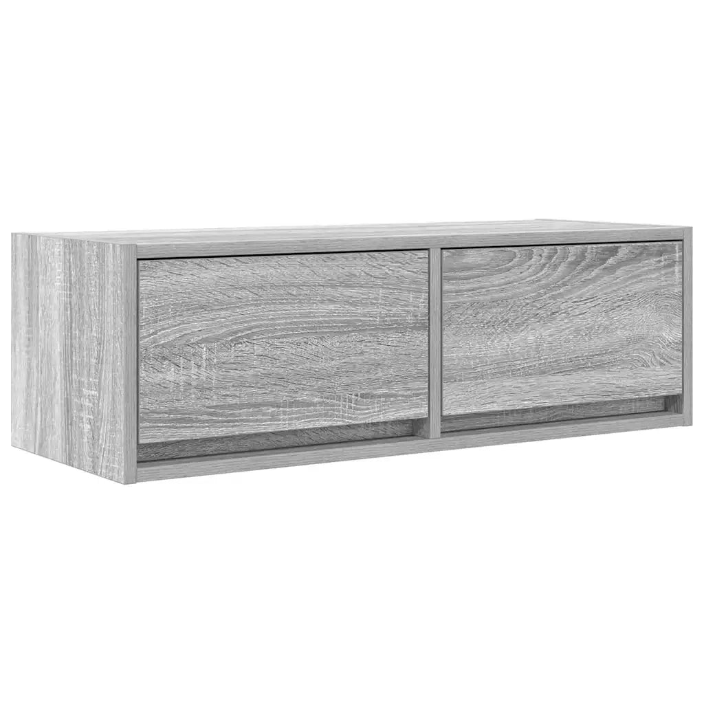 Mobile Porta TV Grigio Sonoma 80x31x25,5 cm Legno Multistrato