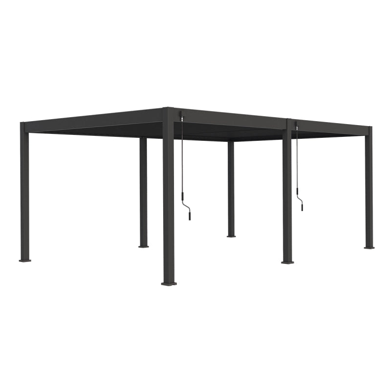 Pergola bioclimatica Ombréa VS autoportante 4x6M - Antracite