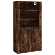 Credenza | Madia | Buffet da pranzo | Armadio da pranzo Rovere Fumo in Legno Multistrato