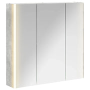 Mobiletto per specchio da Bagno | Armadio da bagno con lo scaffale Grigio cemento