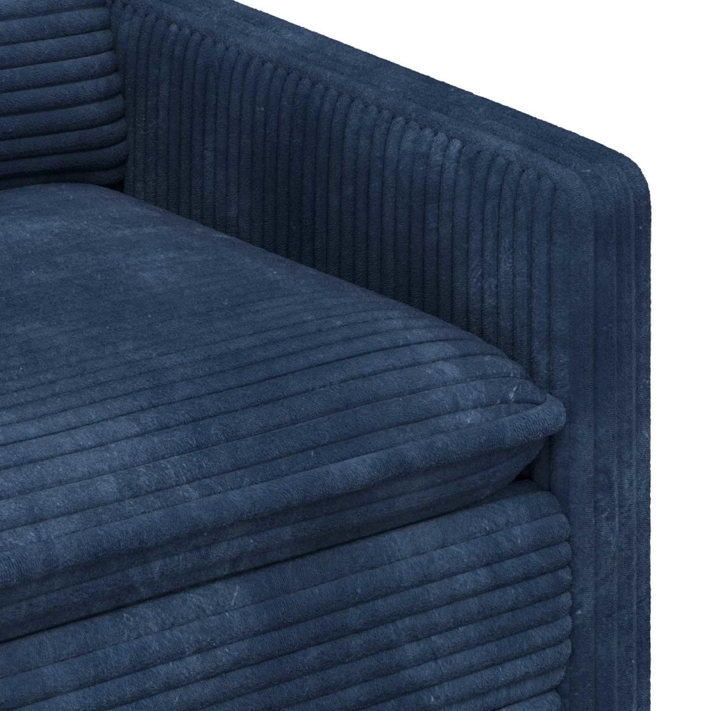 Divano | Divano da soggiorno | Sofa Blu navy 156 x 81 x 87,5 cm Poliestere