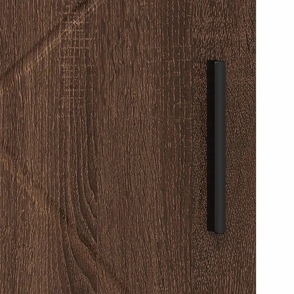 Mobile da Bagno con porta Rovere Marrone 30 x 35 x 95 cm 883321