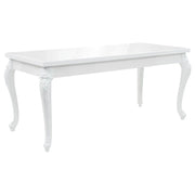 Tavolo da Pranzo 179x89x81 cm Bianco Lucido cod mxl 10437