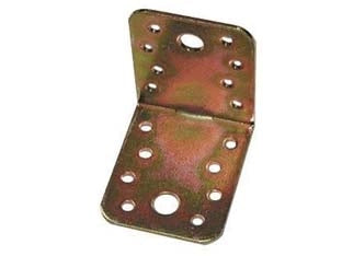 PIASTRA DI GIUNZIONE AD ANGOLO ART.846- - mm.55x65x65 - spessore mm.2,5 - 50 pezzi