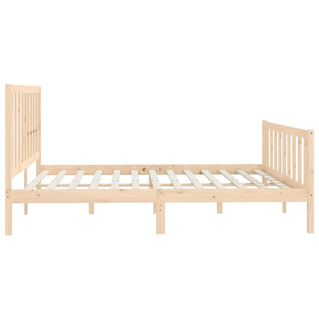 Giroletto-Struttura Letto in Legno Massello 200x200 cm 360403