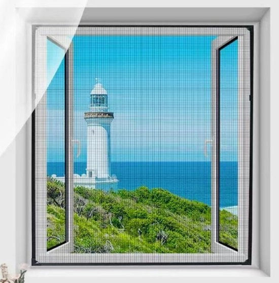 Risparmia spazio con questo muggenwerend - 100*100cm - magnetico - facile da installare - adatto per finestre da soffitto e camere da letto - magnetico autoadesivo - facile da installare - rimovibile