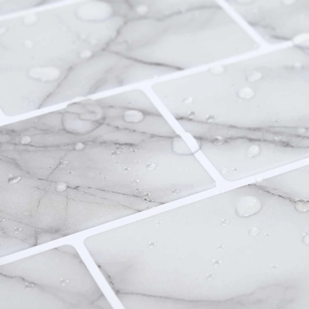 Piastrella subway 50 pz Marmo Bianco 30 x 30 cm CFW5924041