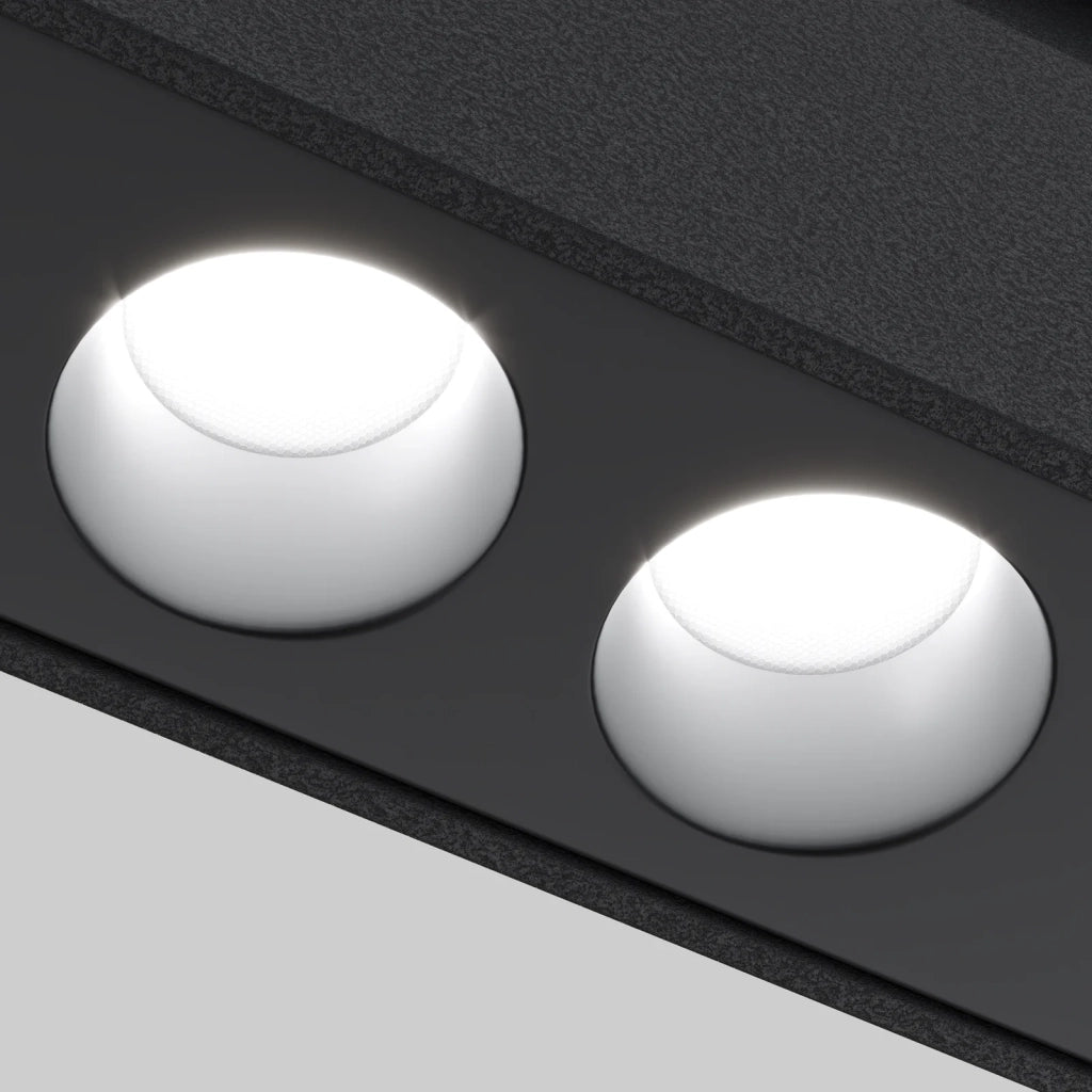 Maytoni Lampada da binario moderna Exility Points 1 luce LED integrato nero alluminio