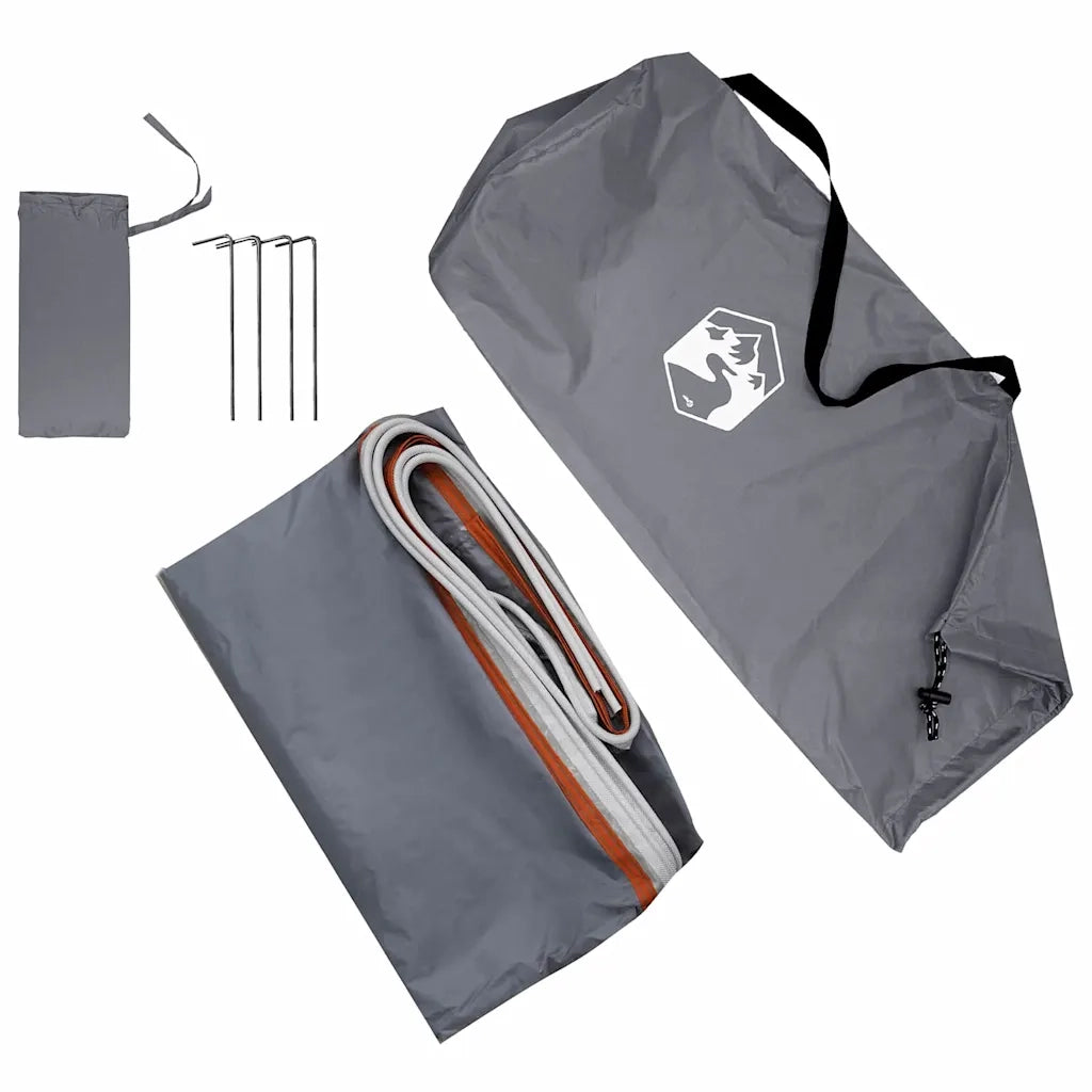 Tarp resistente all'acqua Grigio e arancione 240 x 460 cm 42001037