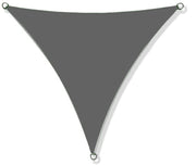 AIO FACTORY Vela ombreggiante impermeabile 3x3x3m Grigio scuro - Vela parasole da giardino