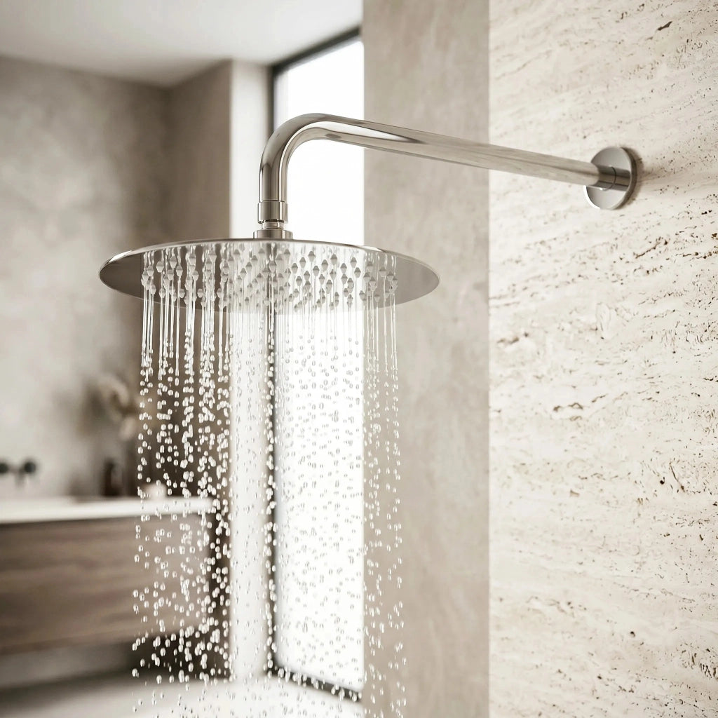Soffione Doccia Rotondo Rea Js-p014 25cm Chrome
