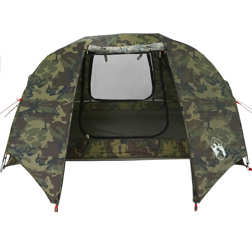 vidaXL Tenda da Pesca per 5 Persone Mimetica Impermeabile