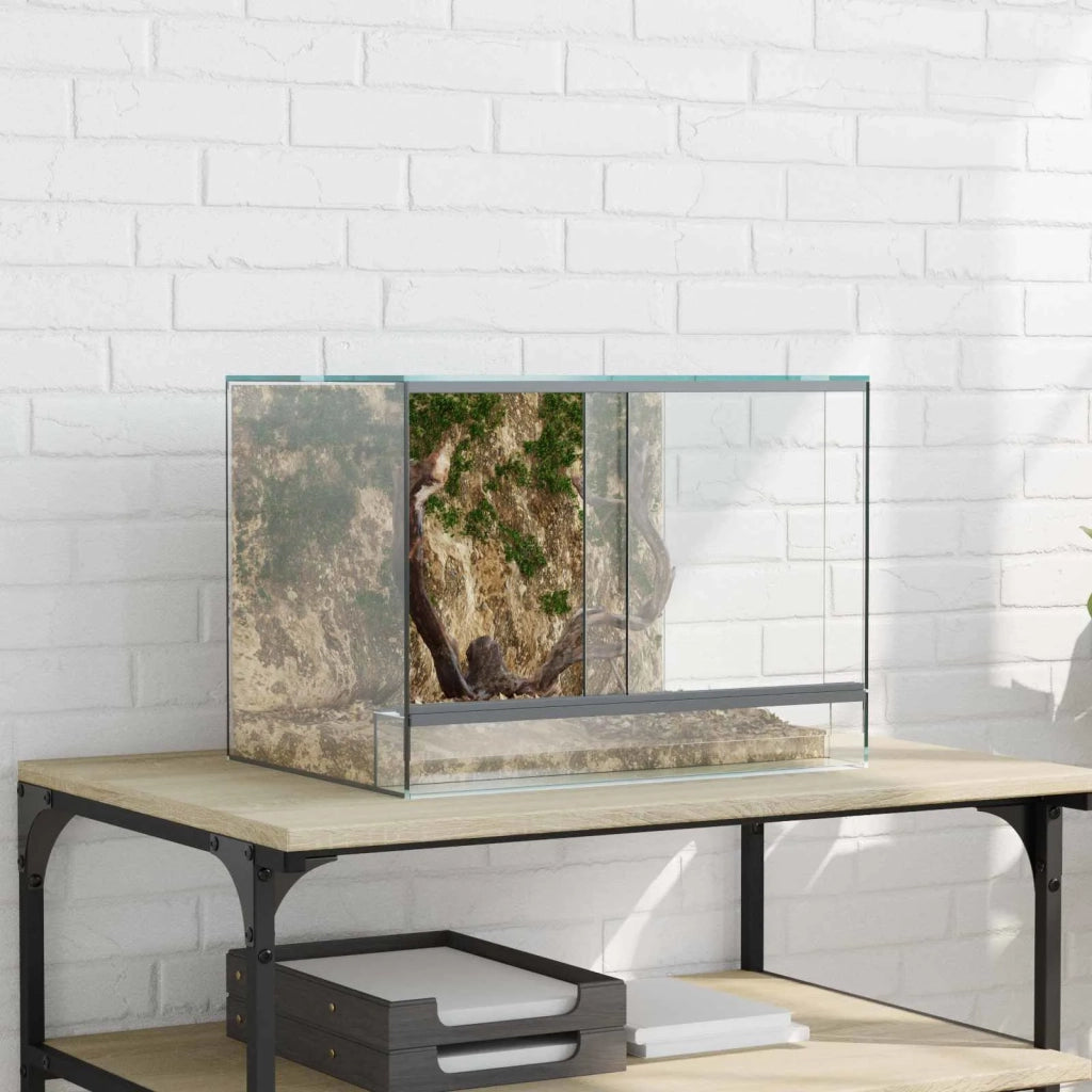 Terrario con archiviazione Trasparente 40 x 30 x 30 cm Vetro 42020389