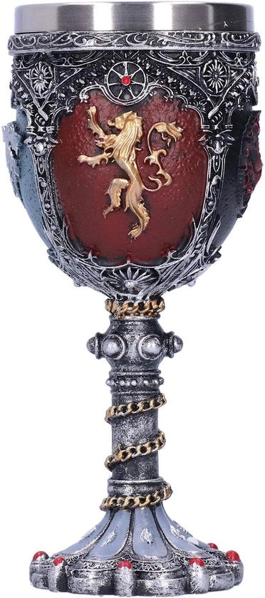 Calice da Vino Fantasy Medievale con Drago