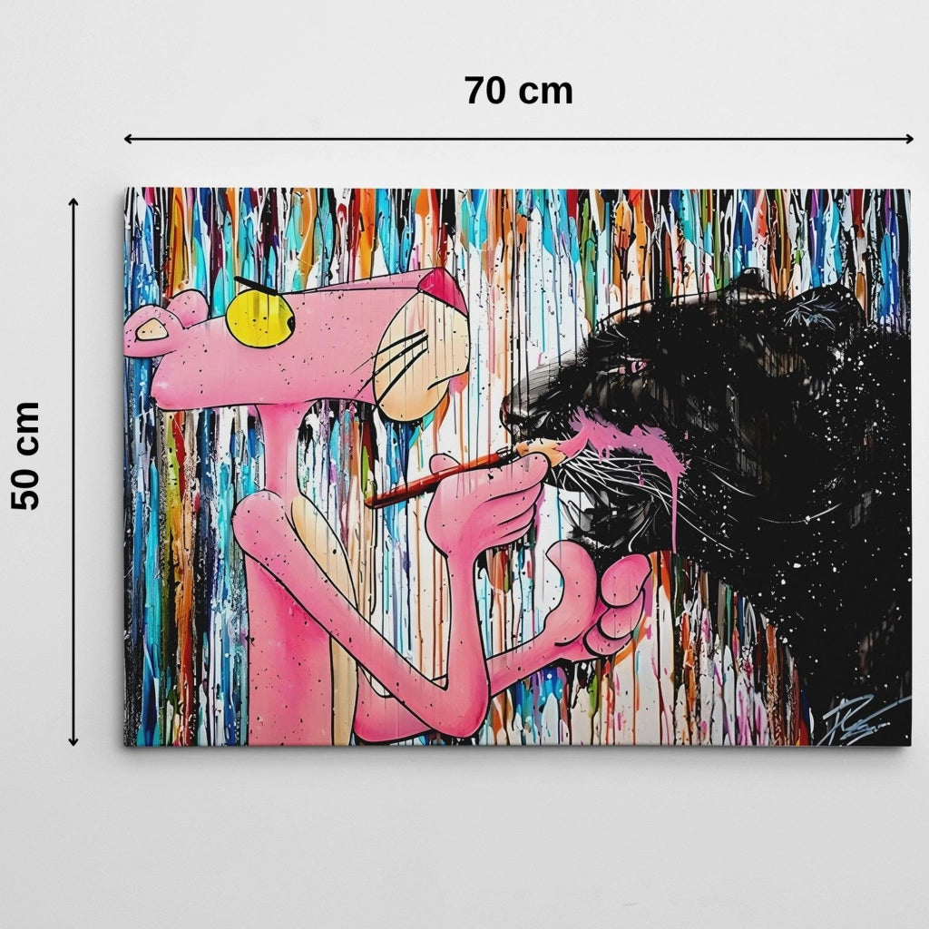Nanoma, Quadro Materiale Struttura in Tessuto, 50x70h cm Multicolore